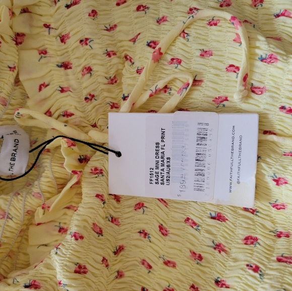 Faithfull the Brand Sage yellow floral sundress - Picture 10 of 10